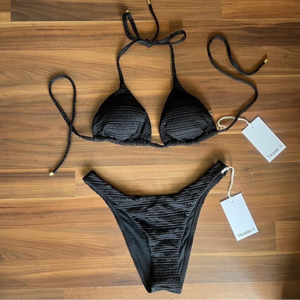 NWT VitaminA Gia Bikini Top & Bottom Set - Picture 6 of 8